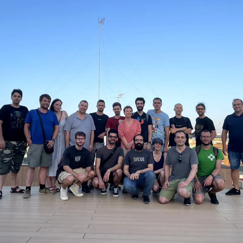 Miembros de la comunidad Python Valencia